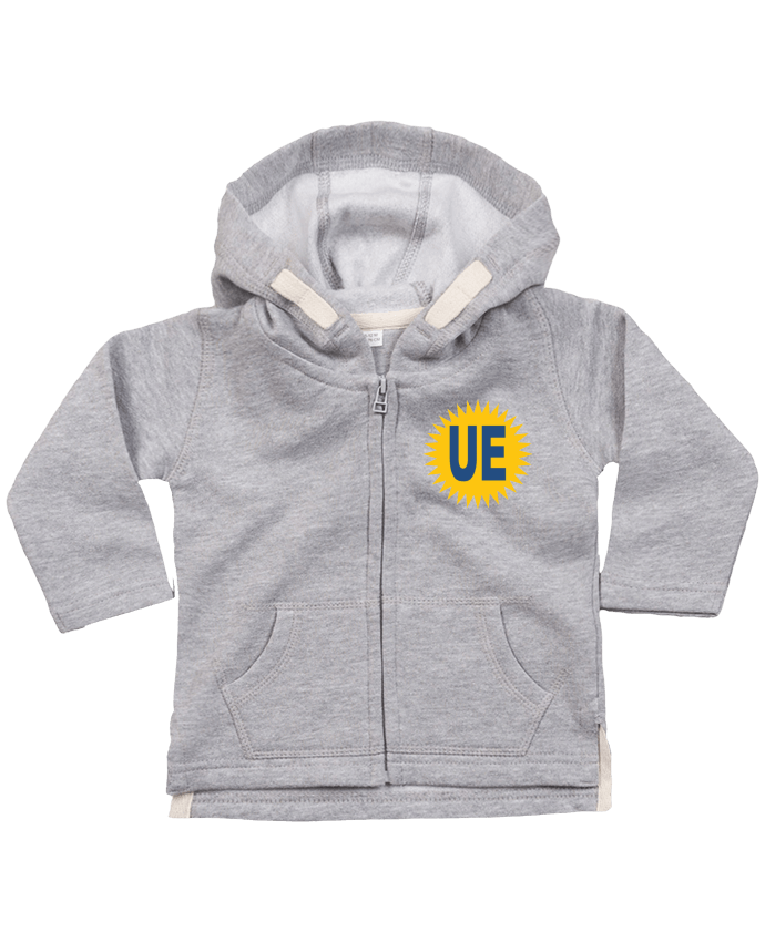 Sweat à capuche bébé zippé SOLEIL  EUROPE par FIRST  STAR