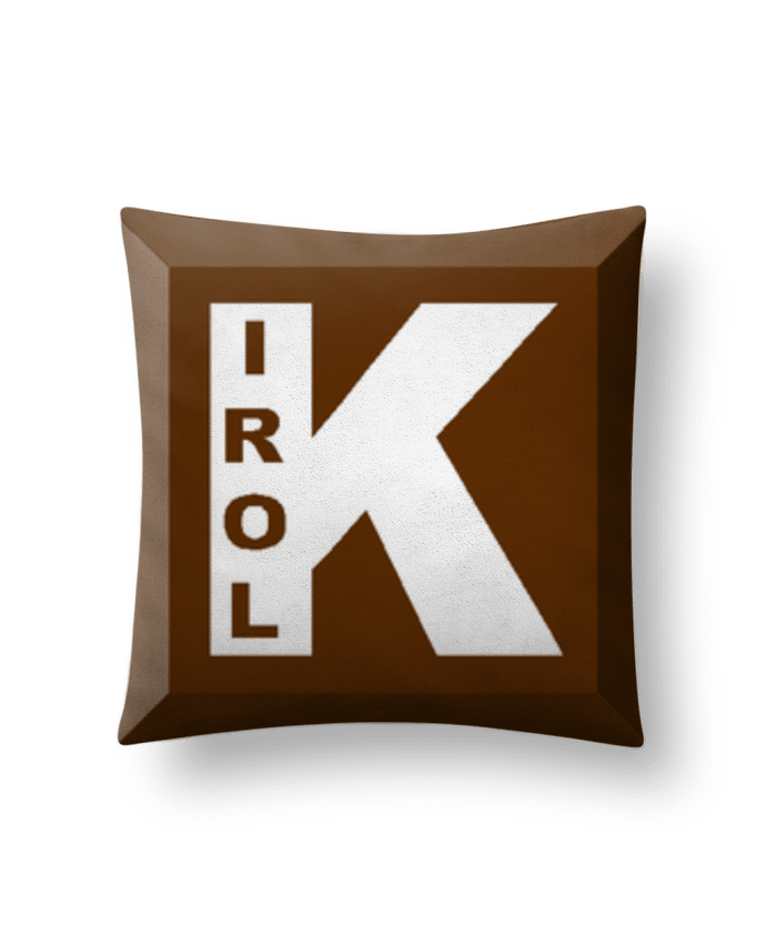 Coussin suédine CHOCOLAT   KIROL par FIRST  STAR