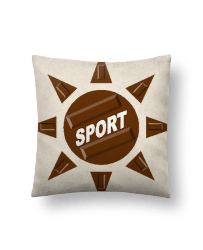 Coussin suédine CHOCOLAT  SPORT par FIRST  STAR