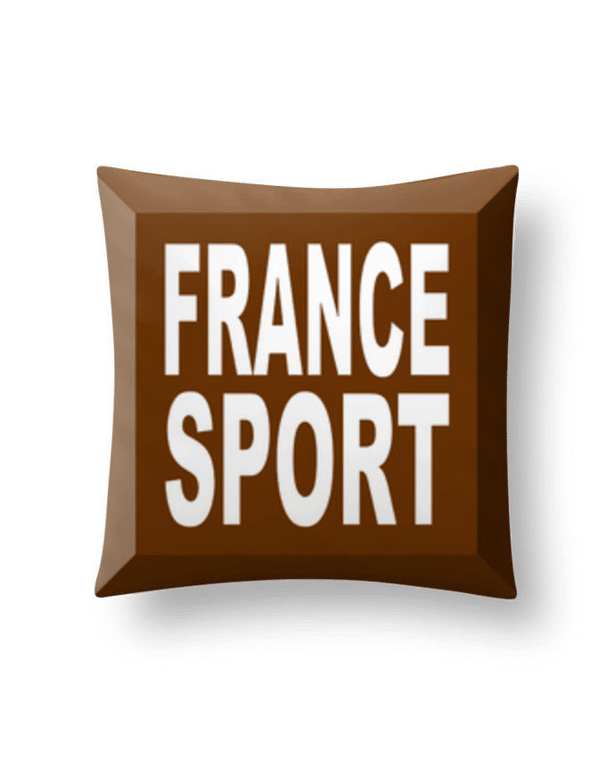 Coussin FRANCE  SPORT  CHOCOLAT par FIRST  STAR