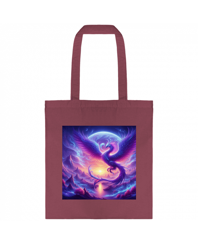 Tote-bag Phénix violet par Fantasymaniac