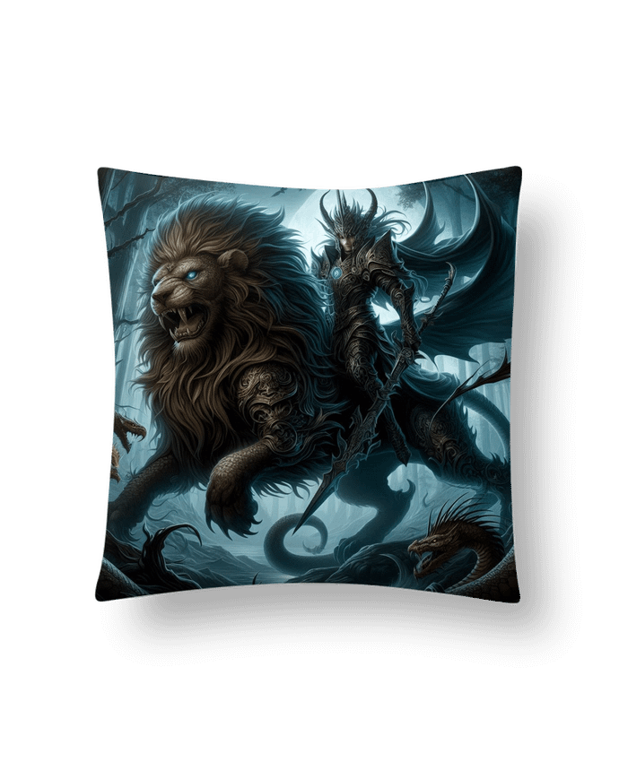 Coussin Chimère dark fantasy par Fantasymaniac