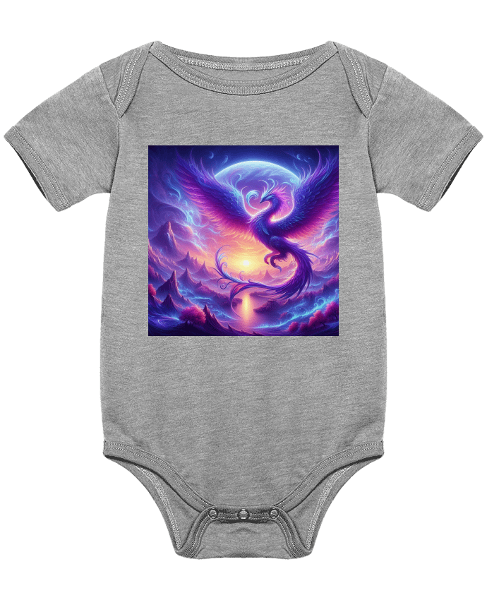 Body bébé Phénix violet par Fantasymaniac