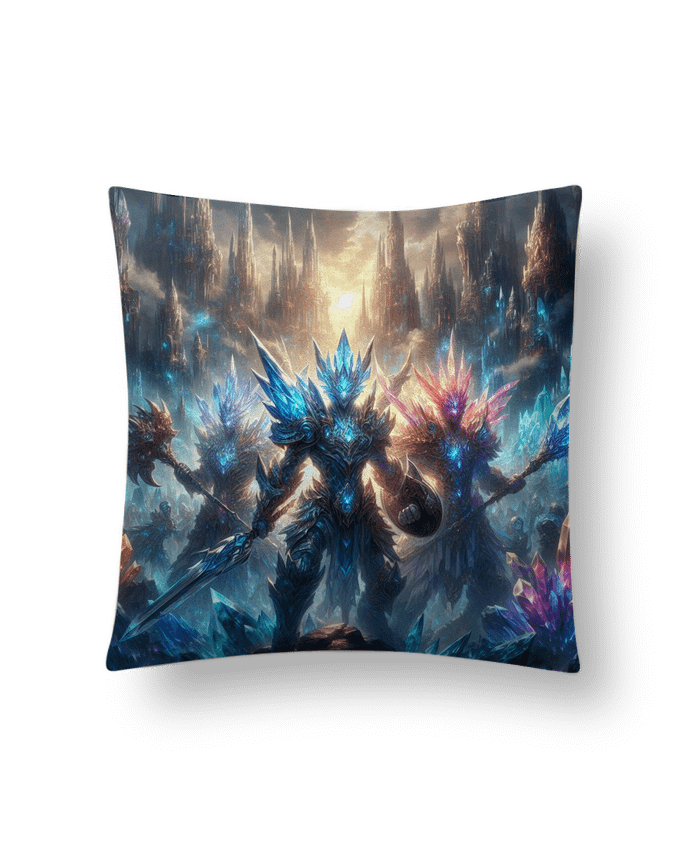 Coussin suédine armée cristal par Fantasymaniac