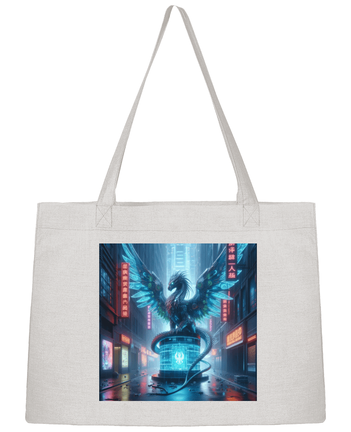 Sac Shopping Cyber dragon par Fantasymaniac