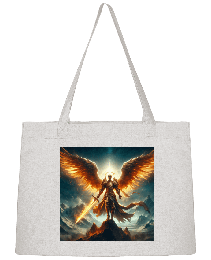 Sac Shopping Ange lumineux en armure par Fantasymaniac