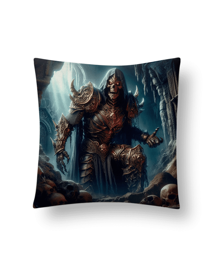 Coussin suédine King lich par Fantasymaniac