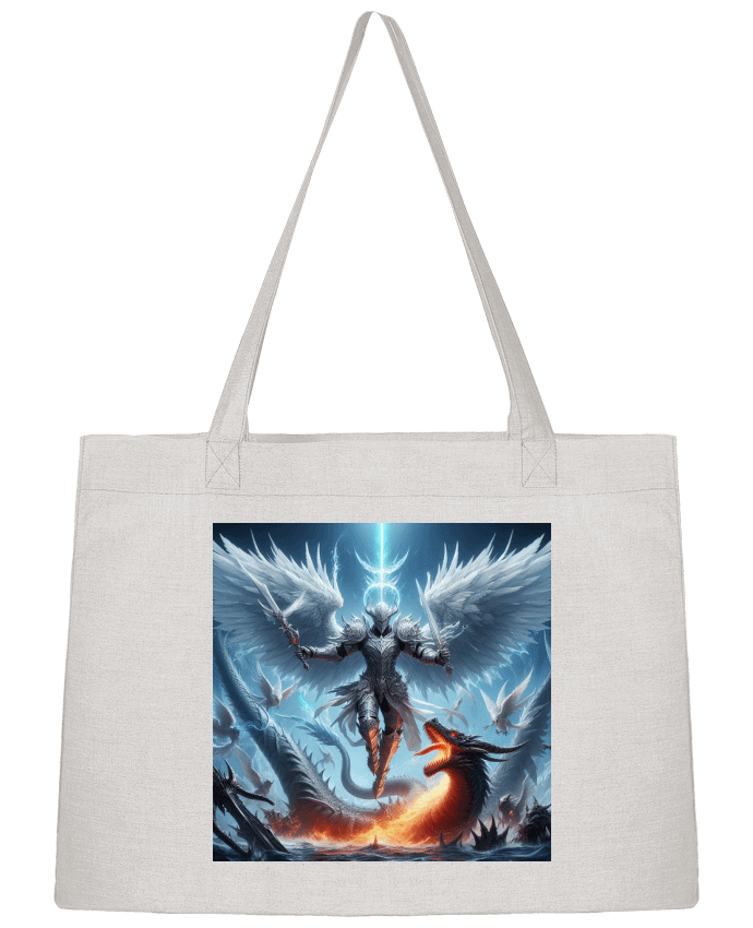 Sac Shopping Ange blanc et bleu par Fantasymaniac