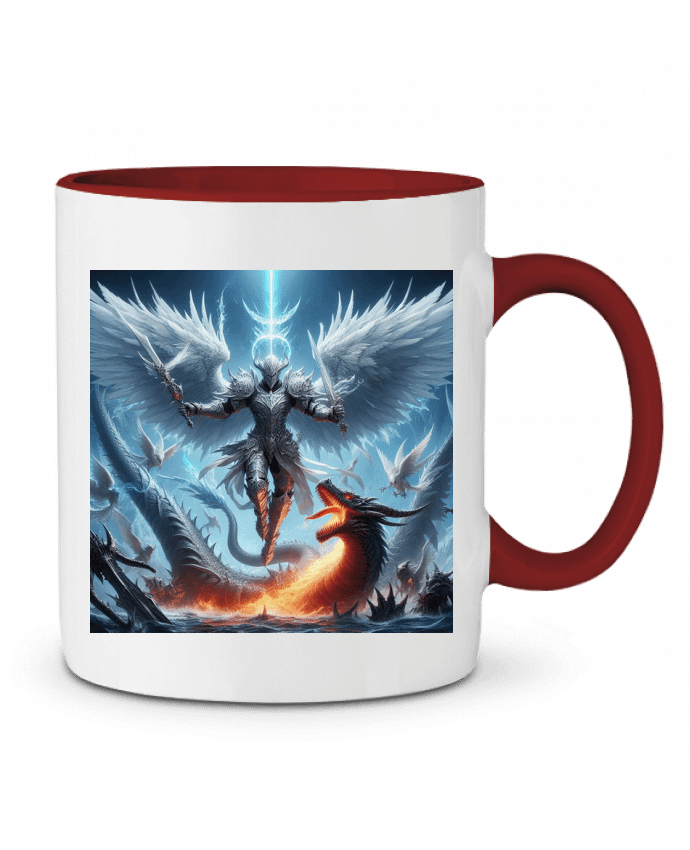 Mug bicolore Ange blanc et bleu Fantasymaniac