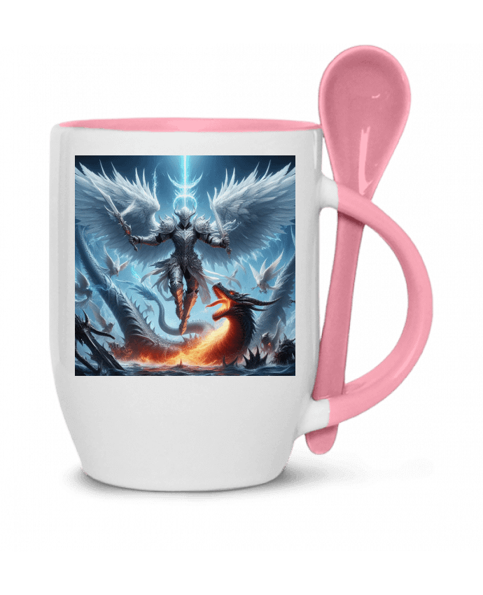  Tasse cuillère Ange blanc et bleu par Fantasymaniac