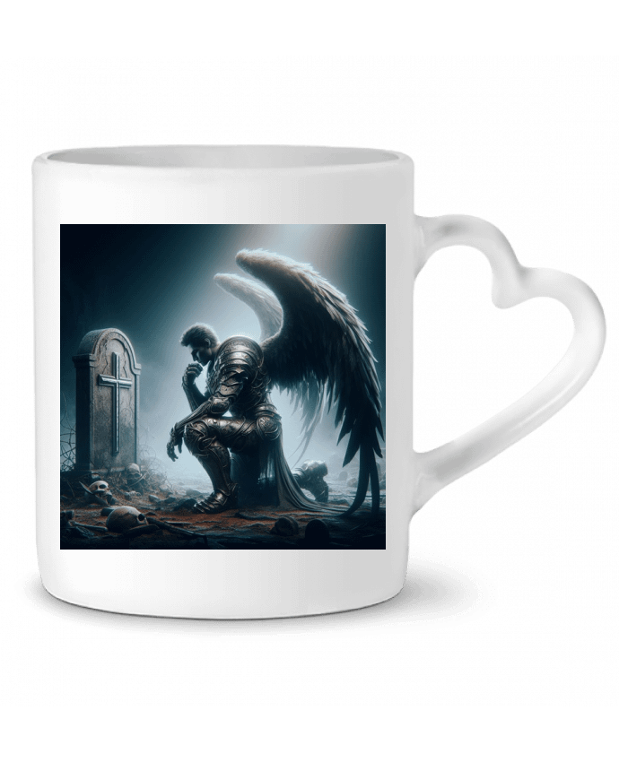Mug coeur Ange pensées par Fantasymaniac