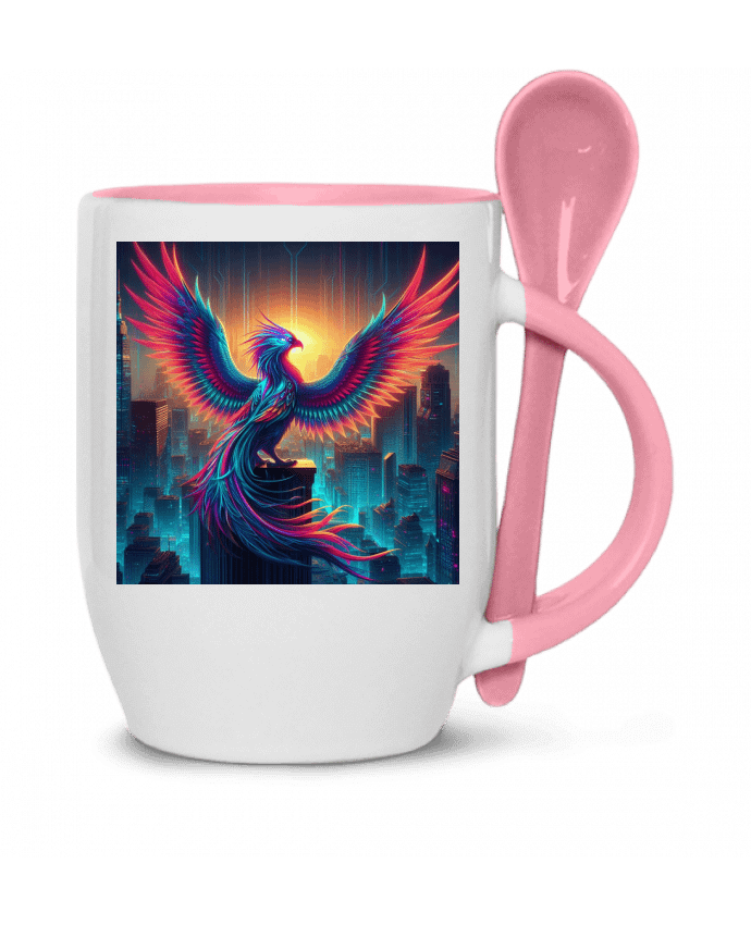  Tasse cuillère Cyber phénix par Fantasymaniac