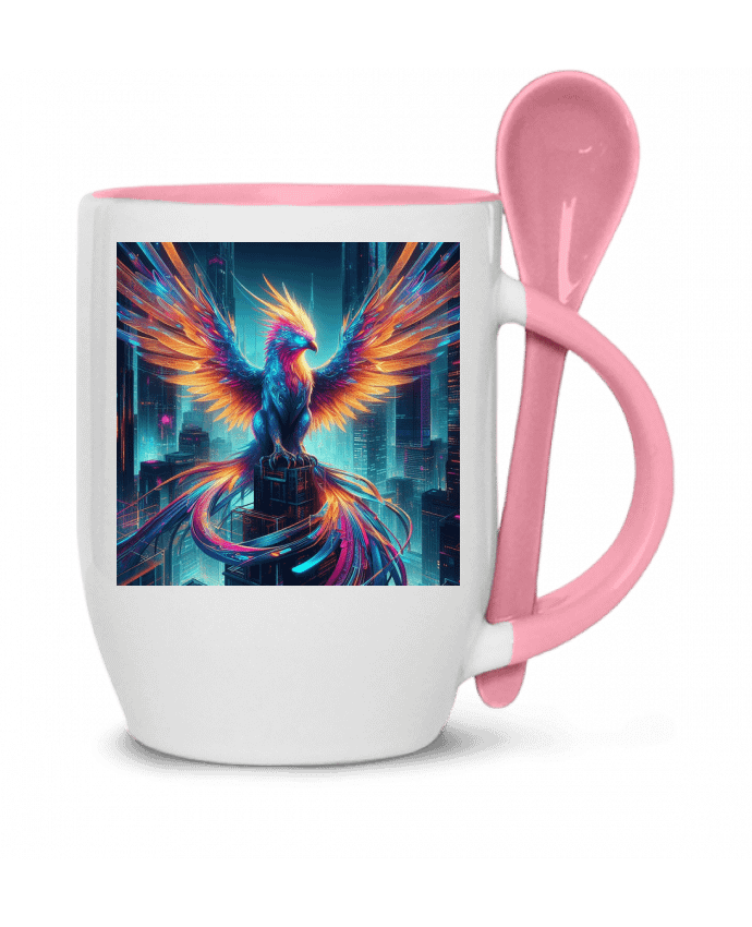  Tasse cuillère Cyber phénix deux par Fantasymaniac