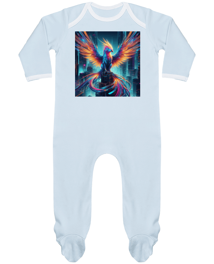 Body Pyjama Bébé Cyber phénix deux par Fantasymaniac