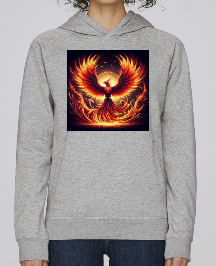 Sweat capuche femme Phénix rise par Fantasymaniac