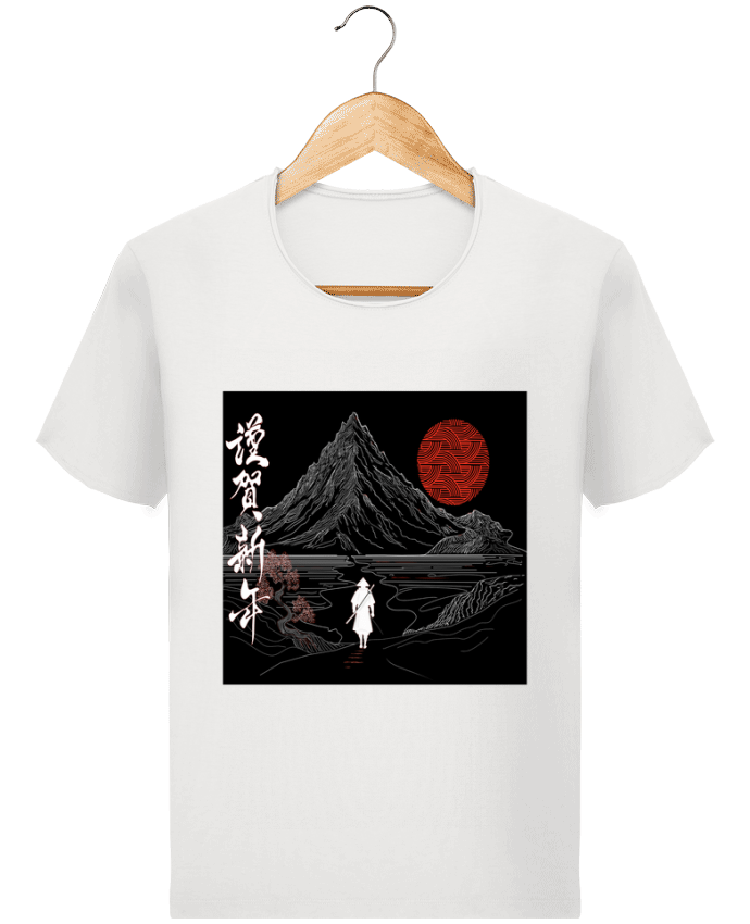  T-shirt Homme vintage Paysage japonais, Chemin de la sérénité, ????, bonne année T-Shirt par Bobraï