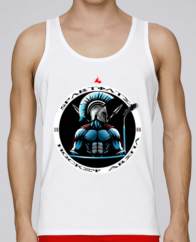 Tank Top Men Stanley Runs Organic cotton Hockey player, Sbytiates HOCKEY ARENA - Marseille by Bobraïs 100% coton bio