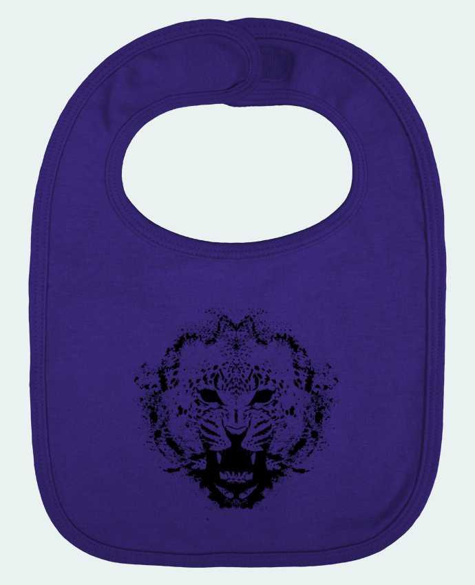 Baby Bib plain and contrast leobyd by Graff4Art