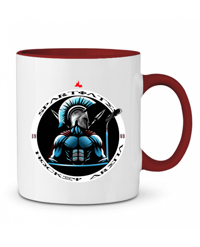 Two-tone Ceramic Mug Hockey player, Sbytiates HOCKEY ARENA - Marseille Bobraïs
