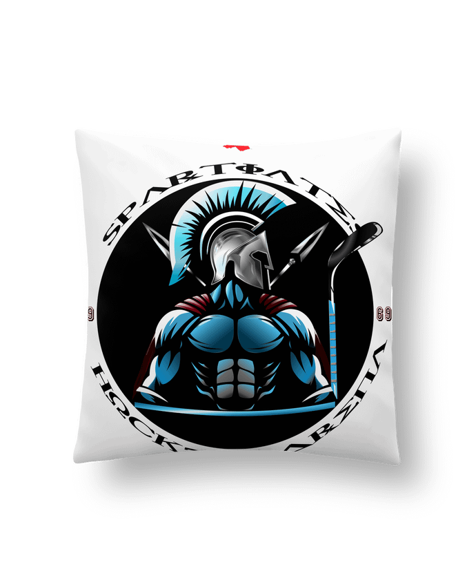 Cushion synthetic soft 45 x 45 cm Hockey player, Sbytiates HOCKEY ARENA - Marseille by Bobraïs
