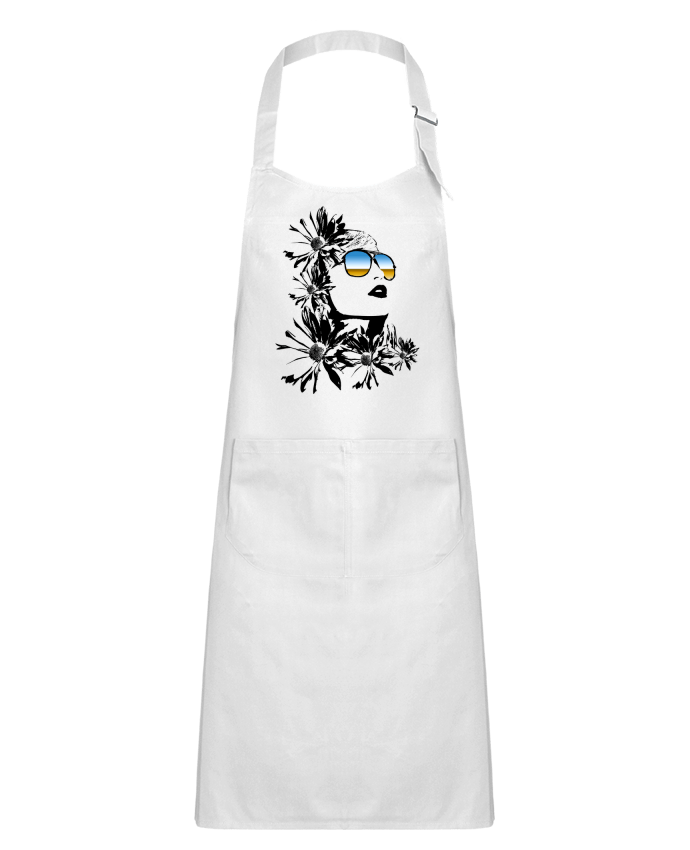 Kids chef pocket apron women by Graff4Art