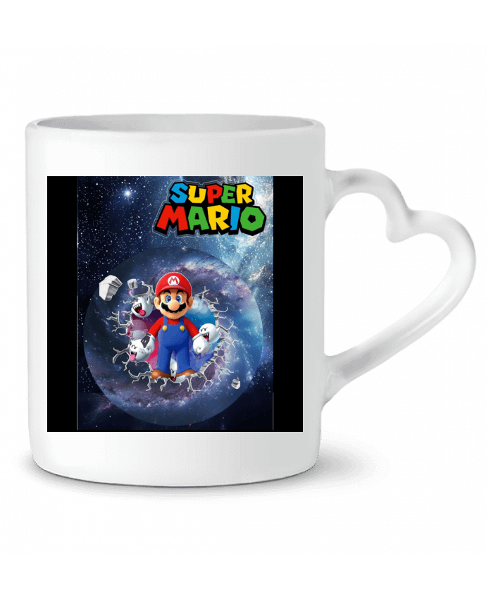 Mug coeur MARIO BROS par HGDESIGN