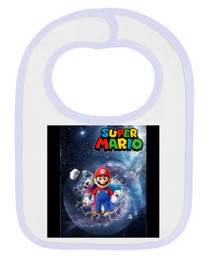 Bavoir bébé uni MARIO BROS par HGDESIGN