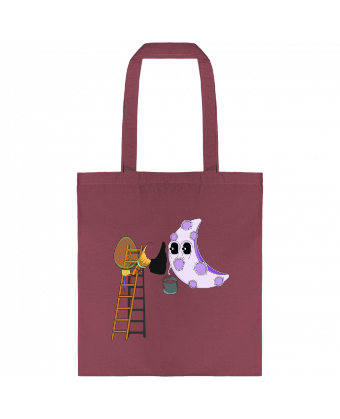 Tote-bag ON THE MOON par Santiaguen