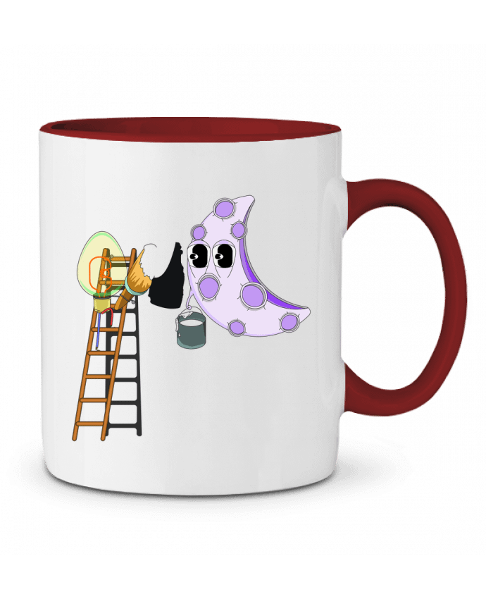Mug bicolore ON THE MOON Santiaguen