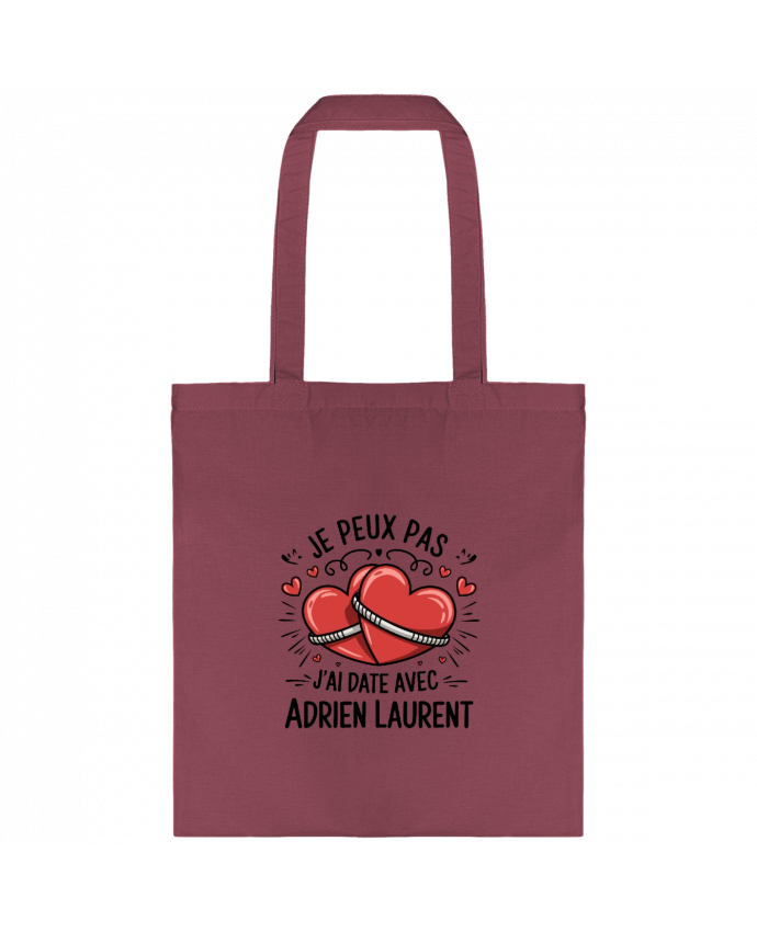 Tote-bag je peux pas j'ai date avec Adrien laurent par bwilfy