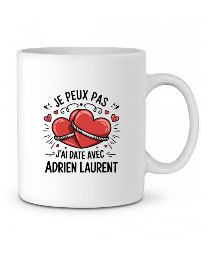 Mug  je peux pas j'ai date avec Adrien laurent par bwilfy