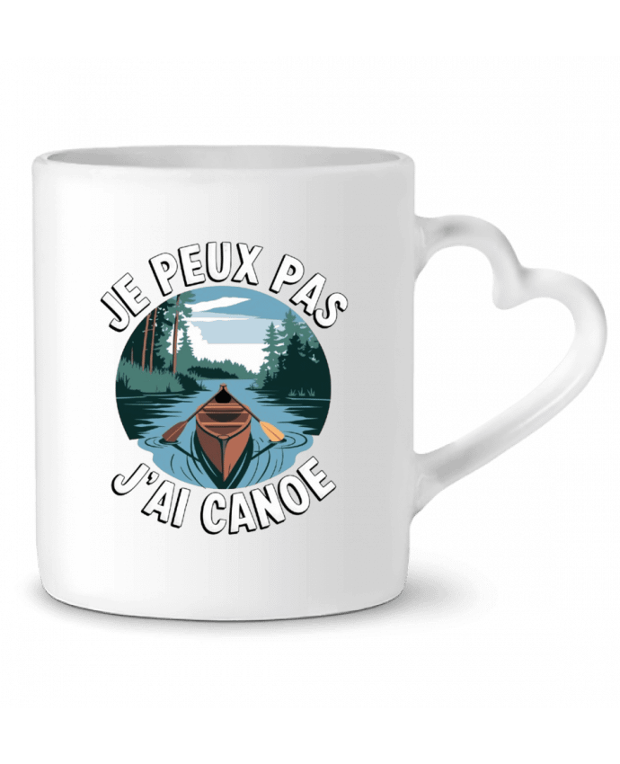 Mug coeur je peux pas j'ai canoe par bwilfy