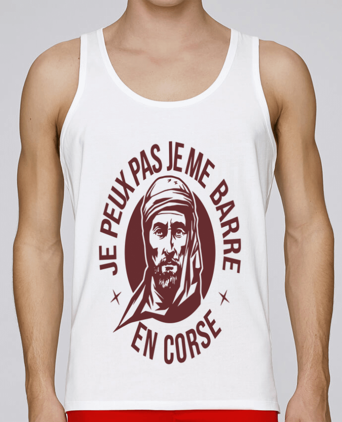 Débardeur homme je peux pas je me barre en Corse par bwilfy 100% coton bio