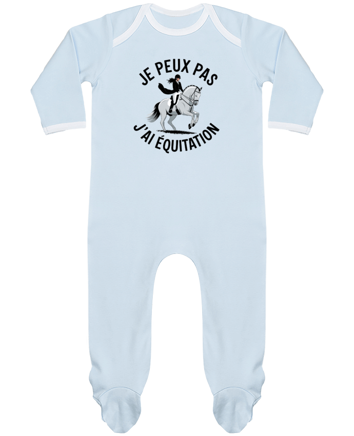 Body Pyjama Bébé je peux pas j'ai equitation par bwilfy