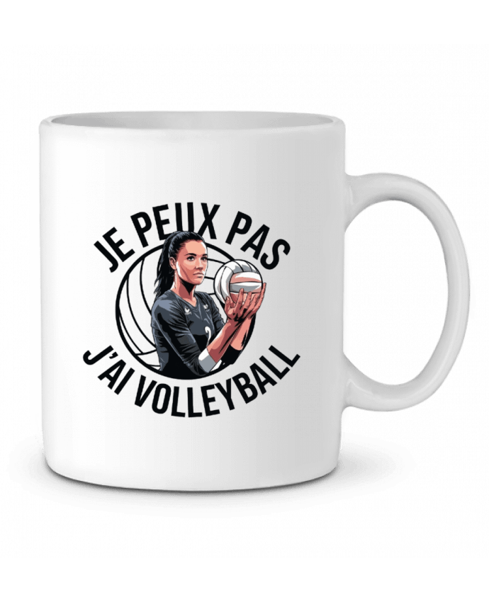 Mug  je peux pas j'ai volleyball par bwilfy