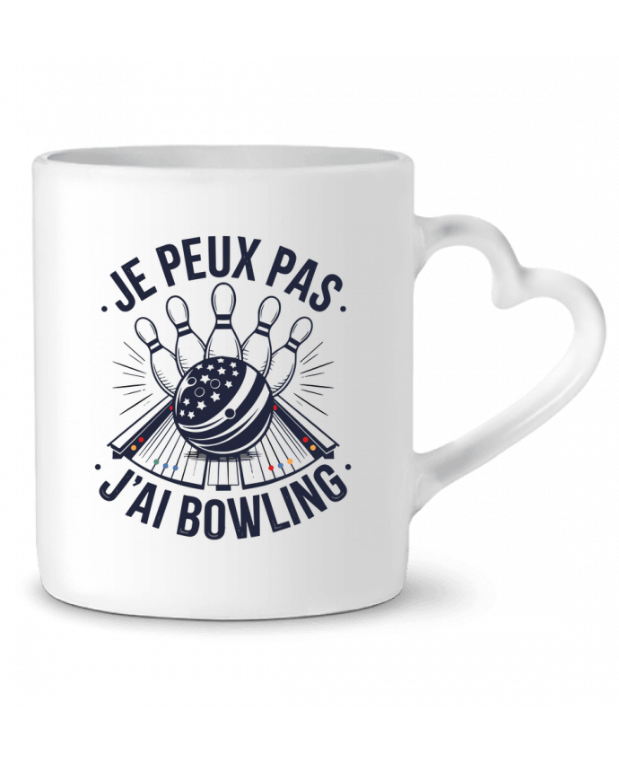 Mug coeur je peux pas j'ai bowling par bwilfy