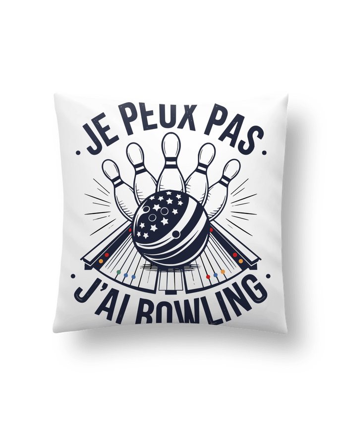 Coussin je peux pas j'ai bowling par bwilfy