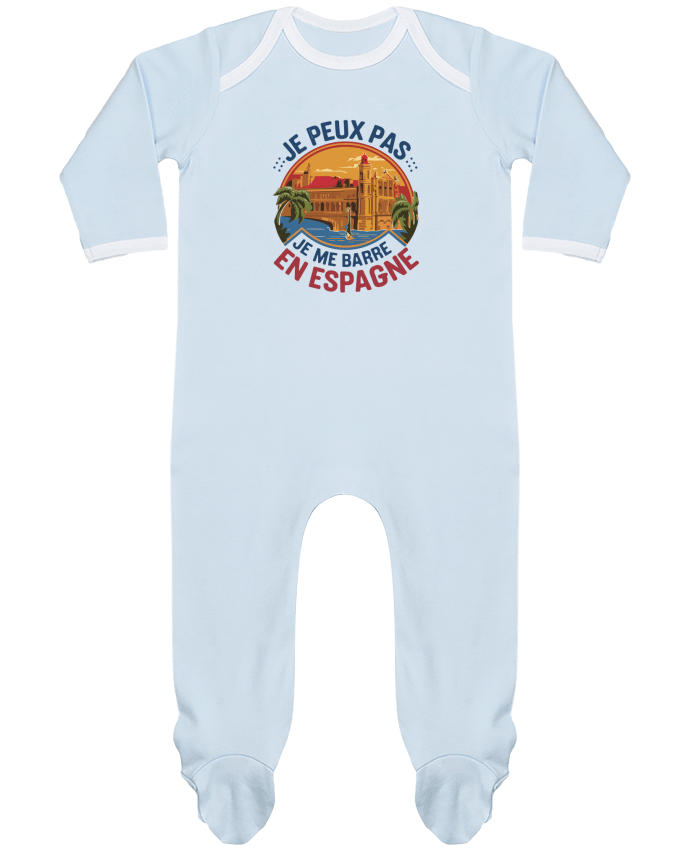 Body Pyjama Bébé je peux pas je me barre en Espagne par bwilfy