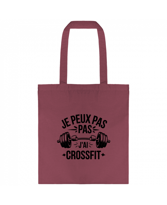 Tote-bag je peux pas j'ai crossfit par bwilfy