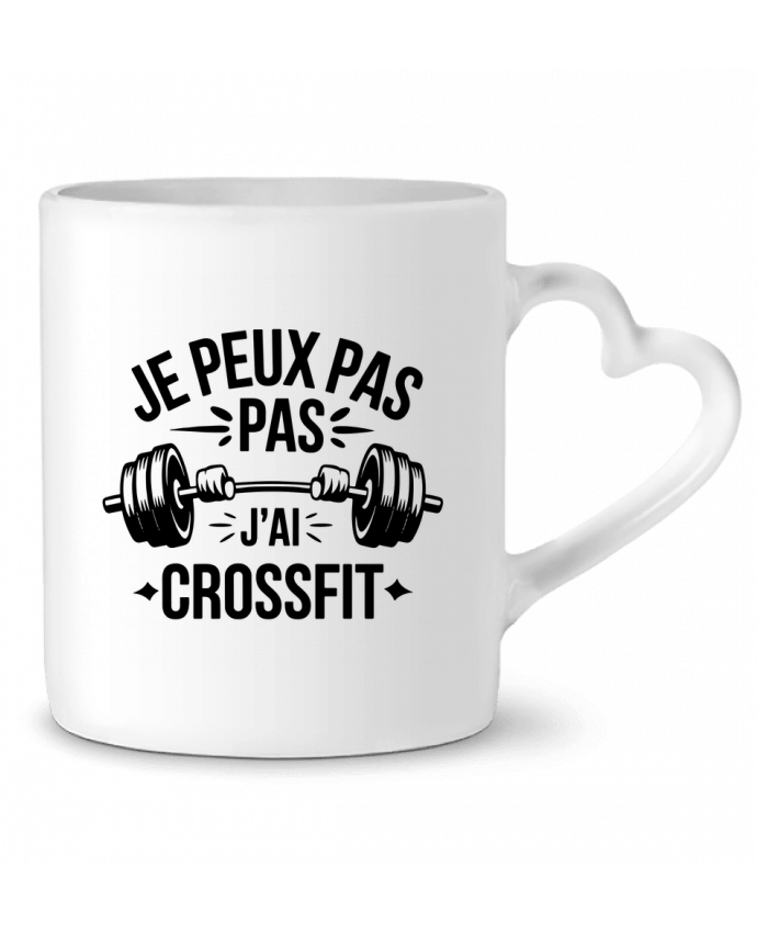 Mug coeur je peux pas j'ai crossfit par bwilfy