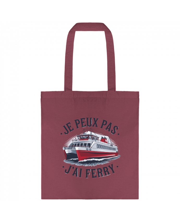 Tote-bag je peux pas j'ai ferry par bwilfy