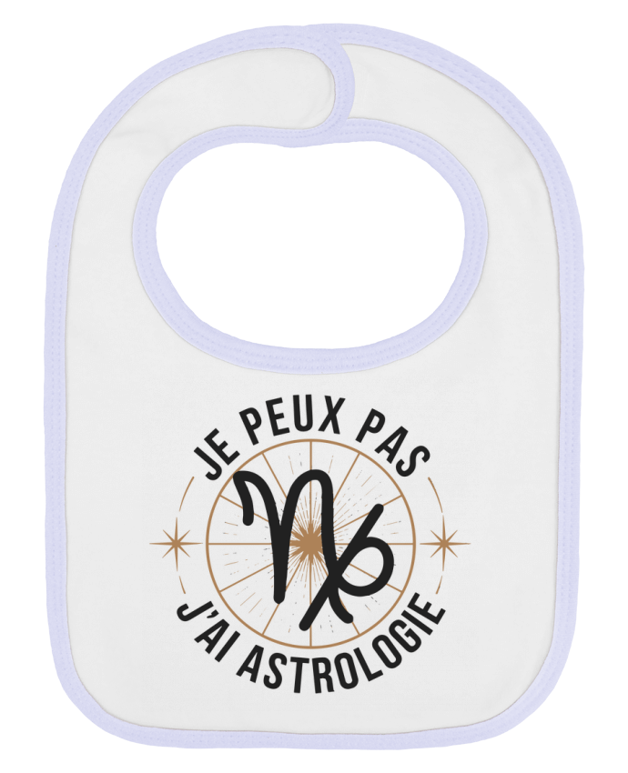 Bavoir bébé uni je peux pas j'ai astrologie par bwilfy