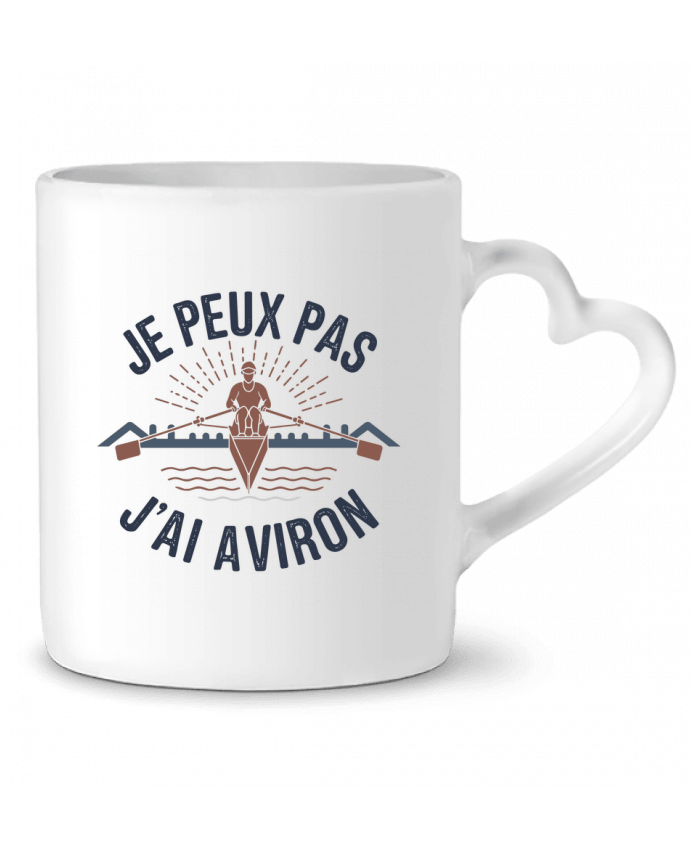 Mug coeur je peux pas j'ai aviron par bwilfy