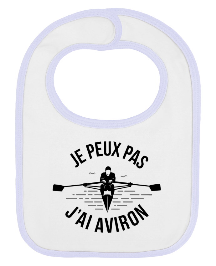 Bavoir bébé uni je peux pas j'ai aviron par bwilfy