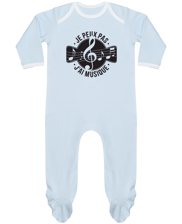 Body Pyjama Bébé je peux pas j'ai musique par bwilfy