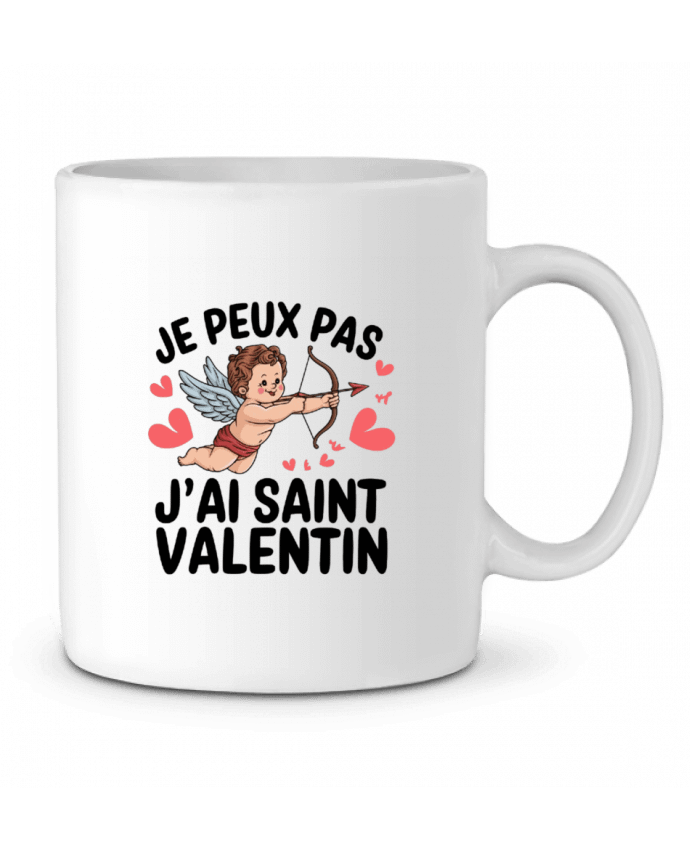 Mug  je peux pas j'ai saint Valentin par bwilfy
