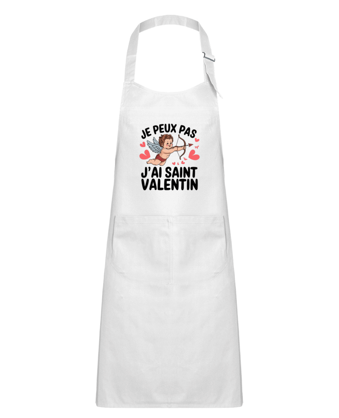 Tablier Enfant je peux pas j'ai saint Valentin par bwilfy