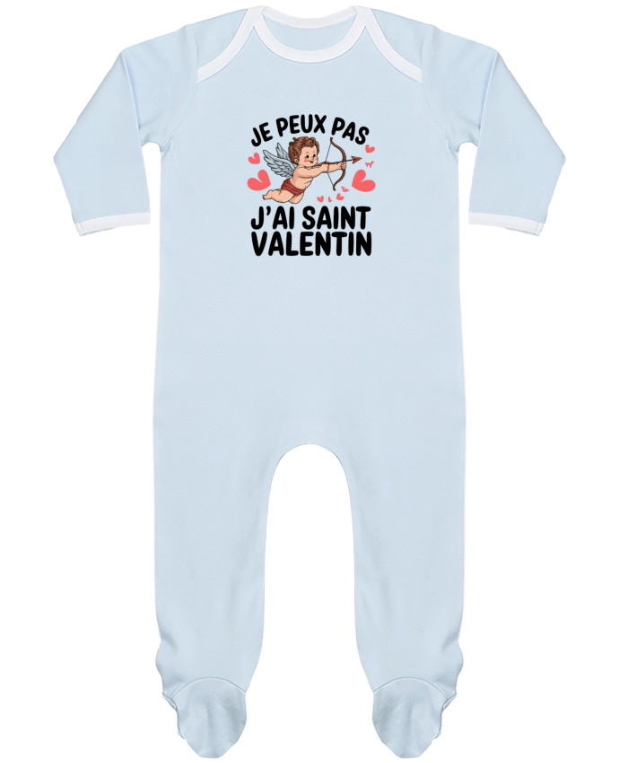 Body Pyjama Bébé je peux pas j'ai saint Valentin par bwilfy