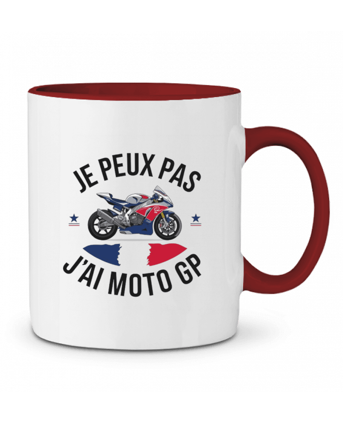 Mug bicolore je peux pas j'ai Motogp bwilfy