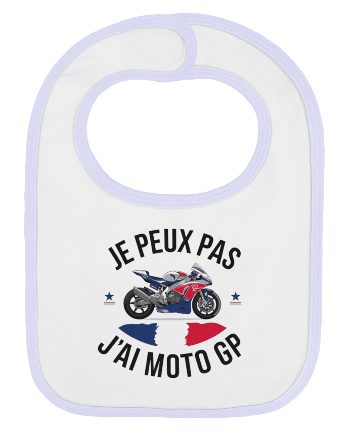 Bavoir bébé uni je peux pas j'ai Motogp par bwilfy